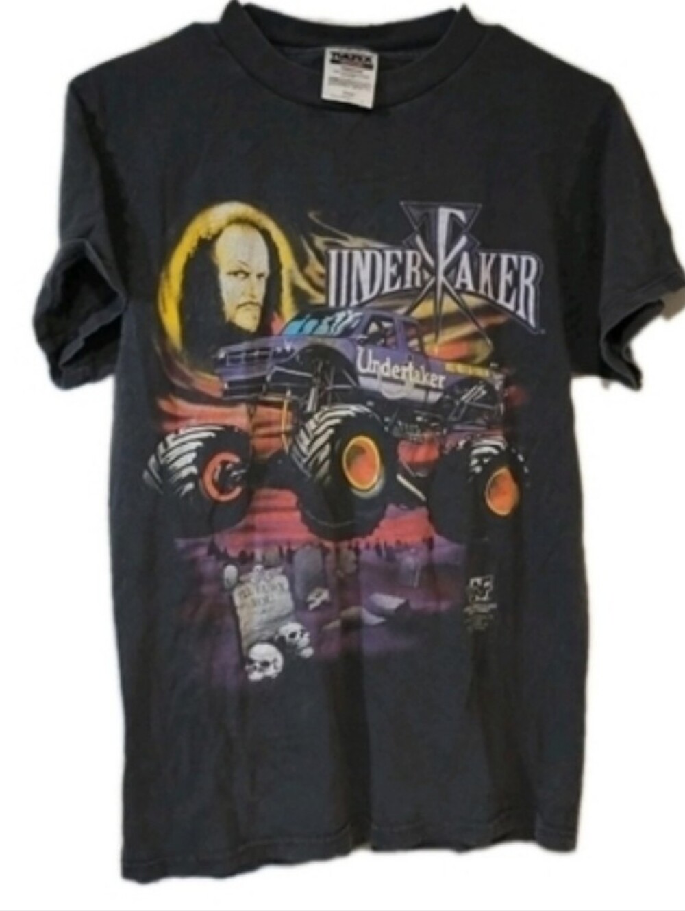 Vintage 1997 WWF World Wrestling Federation Undertaker Wrestling Tee Shirt 90s